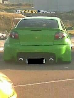 Imagen del reportaje revista Tuning Area4tuners.es, concentración de coches Tuning del año 2001 en Cheste, Valencia, España
