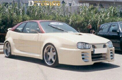 Imagen del reportaje  revista Tuning Area4tuners.es, concentración de coches Tuning del año 2002 en Calafell, Tarragona, España