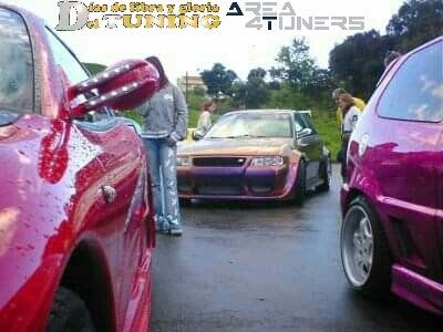 Imagen del reportaje revista Tuning Area4tuners.es, concentración de coches Tuning del año 2003 en Blanes, Gerona, España