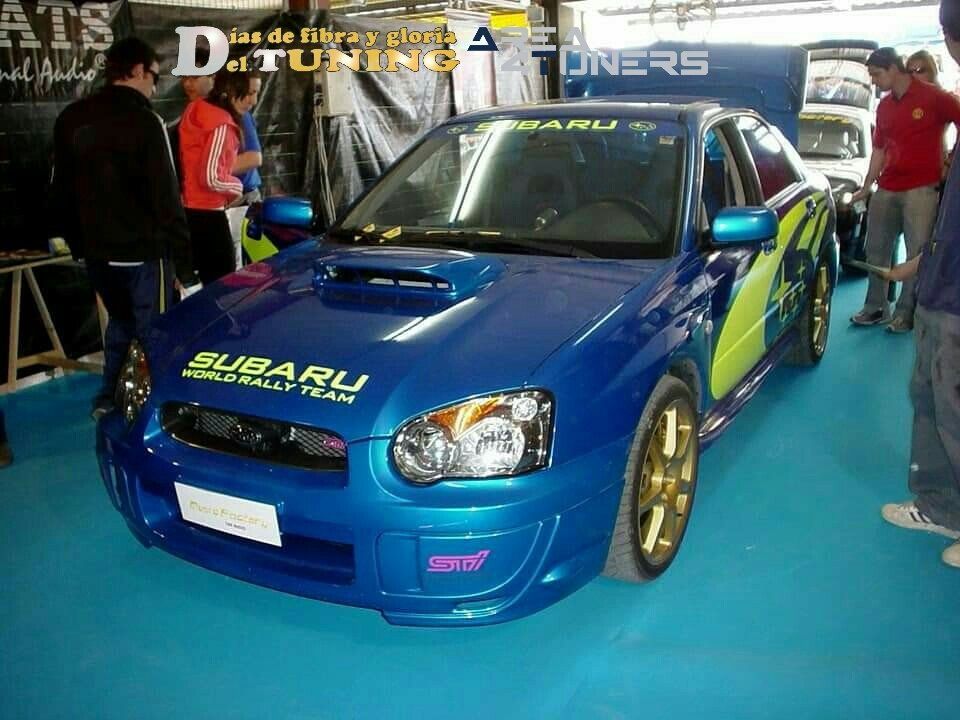 Imagen del reportaje revista Tuning Area4tuners.es, concentración de coches Tuning del año 2005 en Cheste, Valencia, España
