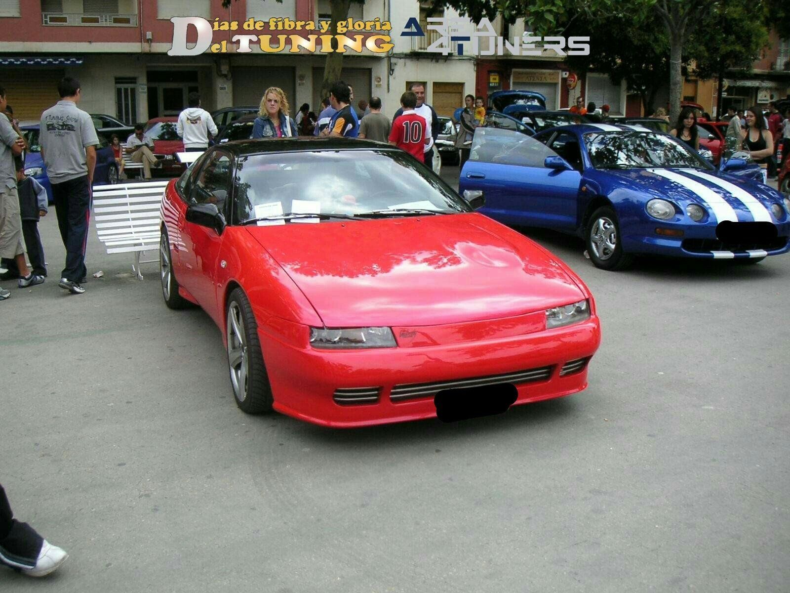 Imagen del reportaje revista Tuning Area4tuners.es, concentración de coches Tuning del año 2005 en Ontenyent, Alicante, España