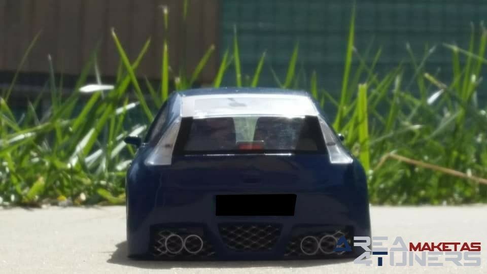 Reportaje maqueta Tuning Citroën C4 Kustomorphorse Imagen perteneciente al reportaje fotográfico de la revista Tuning de publicación diaria Area4tuners.es sobre una maqueta Tuning de escala 1:18 Citroën C4