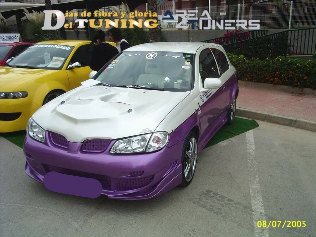Imagen del reportaje revista Tuning Area4tuners.es, concentración de coches Tuning del año 2005 en Calpe, Alicante, España
