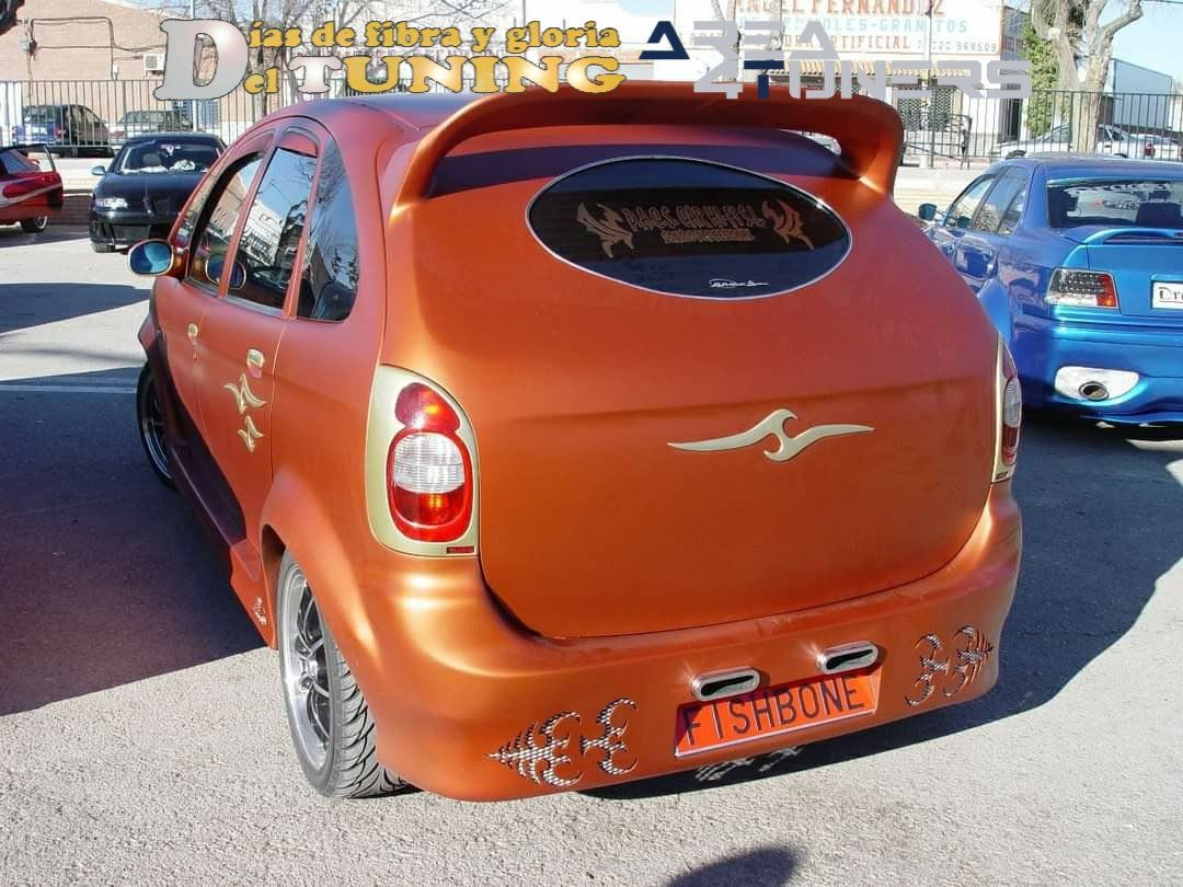 Imagen del reportaje revista Tuning Area4tuners.es, concentración de coches Tuning del año 2005 en Pedro Muñoz, Ciudad Rea, España