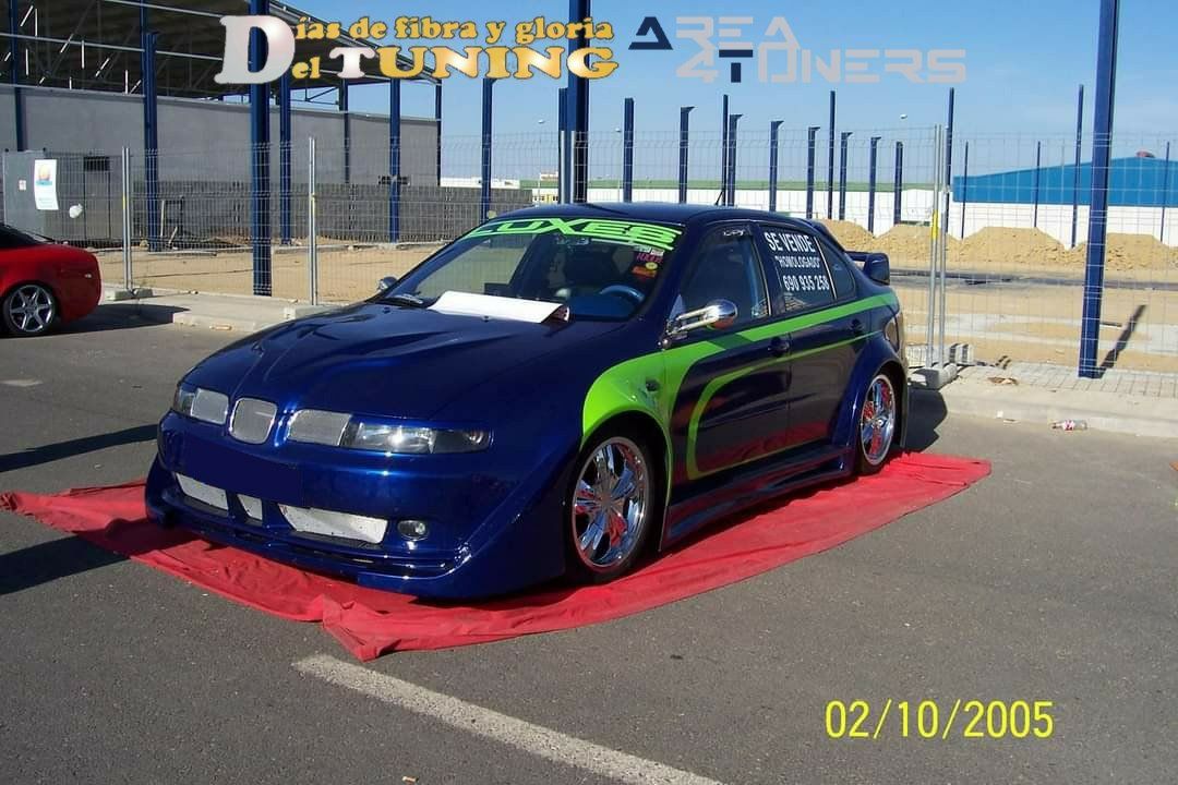 Imagen del reportaje revista Tuning Area4tuners.es, concentración de coches Tuning del año 2005 en Miajadas, Cáceres, España