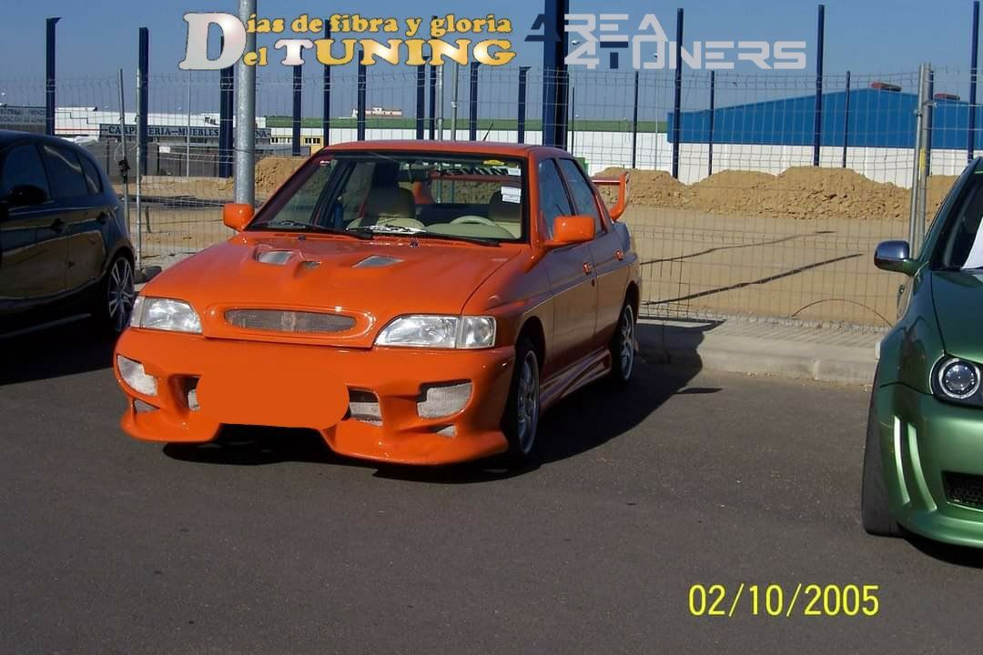 Imagen del reportaje revista Tuning Area4tuners.es, concentración de coches Tuning del año 2005 en Miajadas, Cáceres, España