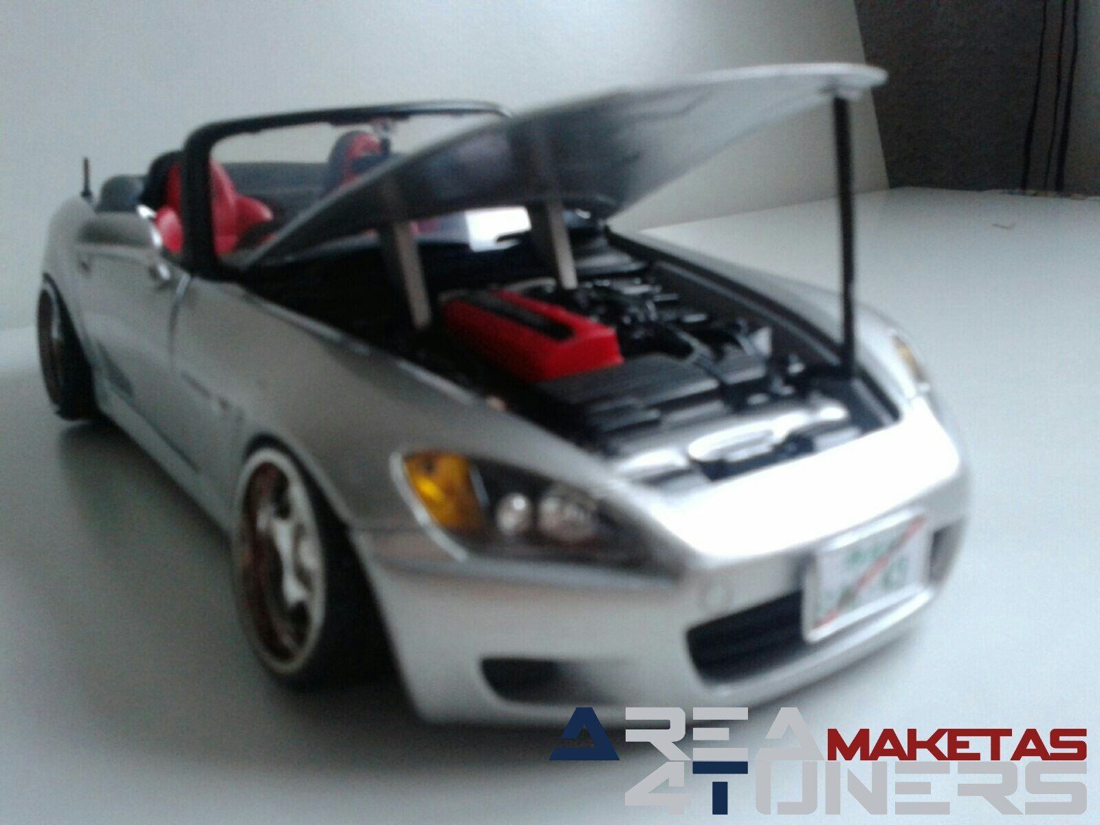 Reportaje maqueta Tuning Honda S2000 Japan Rules Imagen perteneciente al reportaje fotográfico de la revista Tuning de publicación diaria Area4tuners.es sobre una maqueta Tuning de escala 1:24 Honda S2000