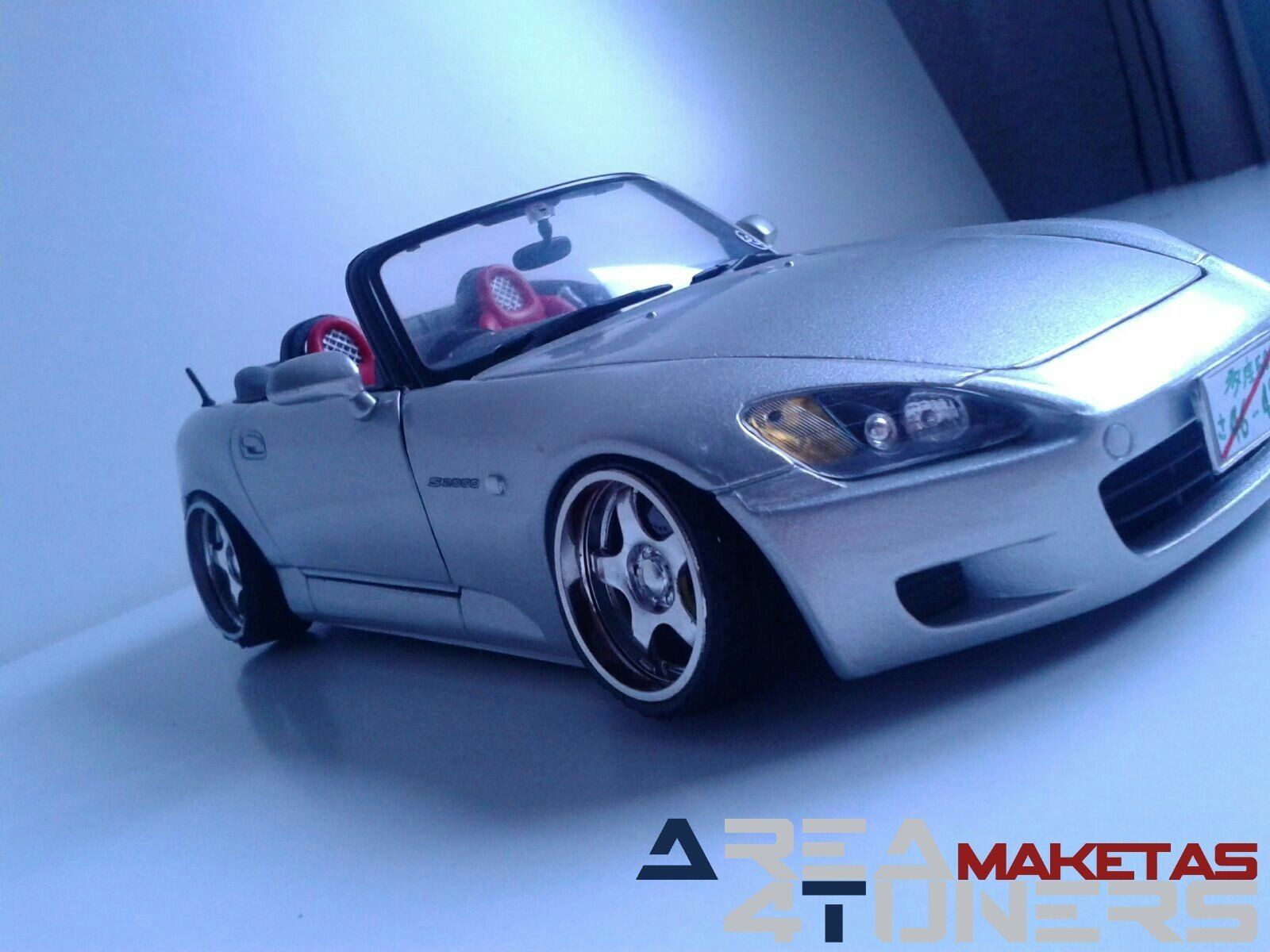 Reportaje maqueta Tuning Honda S2000 Japan Rules Imagen perteneciente al reportaje fotográfico de la revista Tuning de publicación diaria Area4tuners.es sobre una maqueta Tuning de escala 1:24 Honda S2000