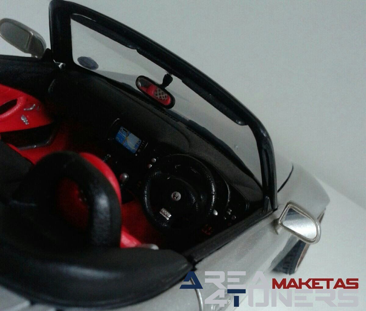 Reportaje maqueta Tuning Honda S2000 Japan Rules Imagen perteneciente al reportaje fotográfico de la revista Tuning de publicación diaria Area4tuners.es sobre una maqueta Tuning de escala 1:24 Honda S2000