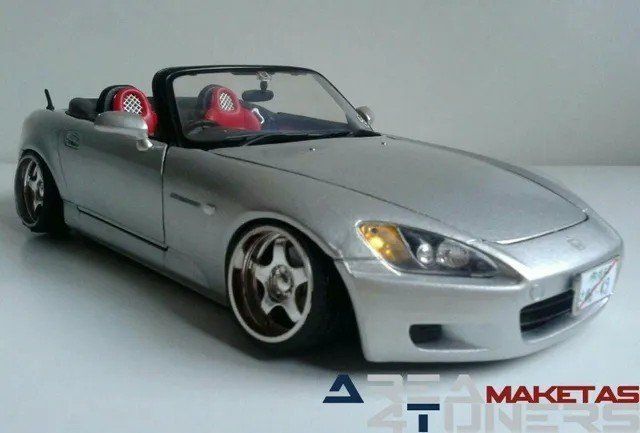 Reportaje maqueta Tuning Honda S2000 Japan Rules Imagen perteneciente al reportaje fotográfico de la revista Tuning de publicación diaria Area4tuners.es sobre una maqueta Tuning de escala 1:24 Honda S2000