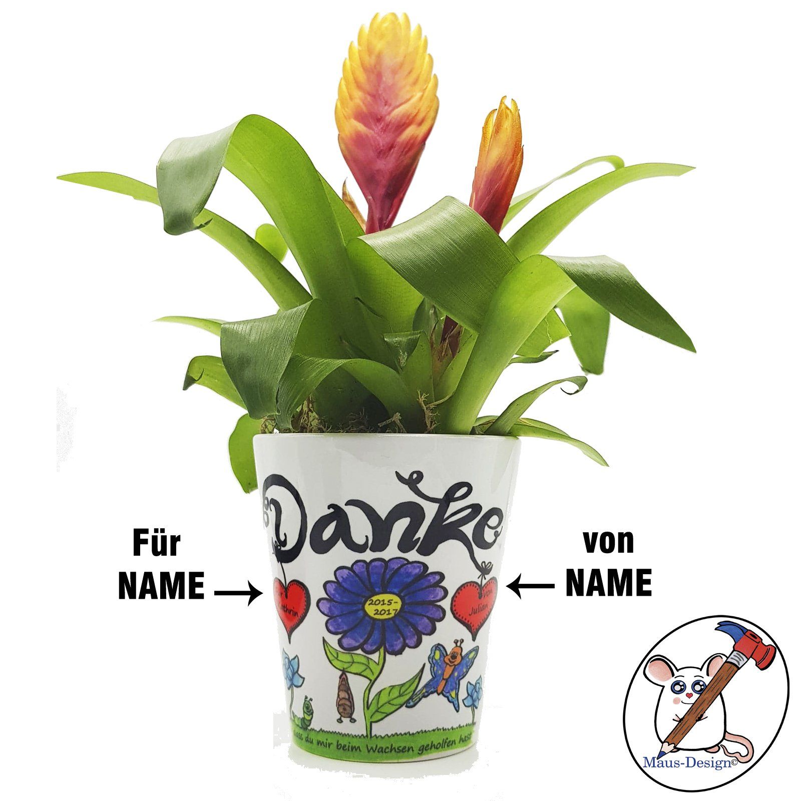 Danke dass du mir beim Wachsen geholfen hast Abschiedsgeschenk Kindergarten