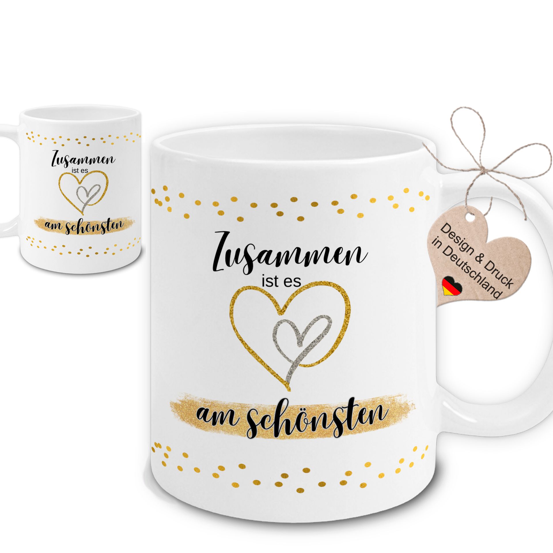 Partnertasse Zusammen ist es am schönsten