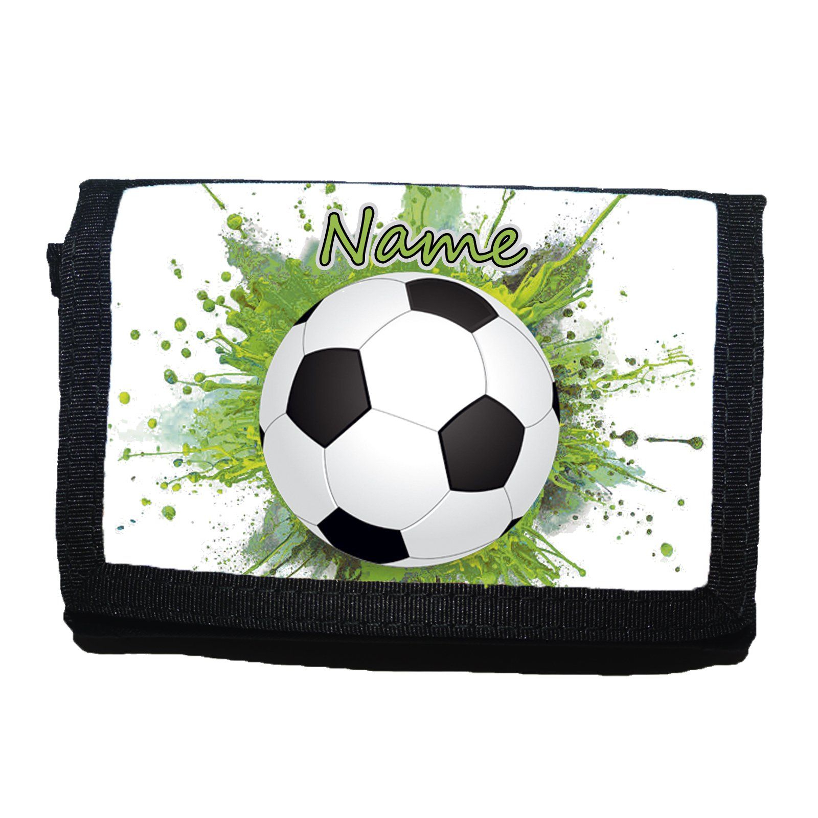 Fußball Geldbeutel mit Namen Geldbörse mit Namen Kindergeldbeutel mit Namen