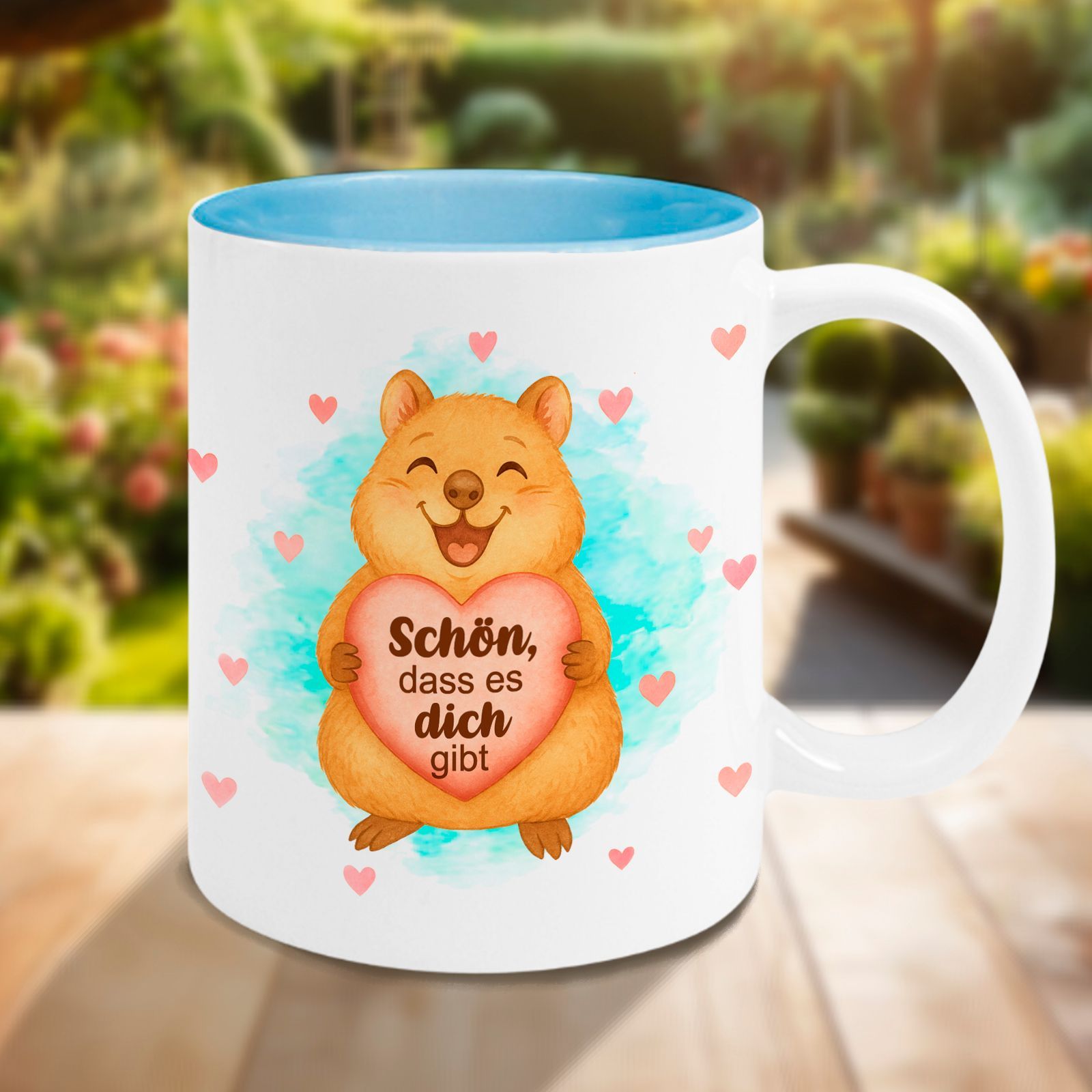 Tasse mit Quokka Schön, dass es dich gibt!