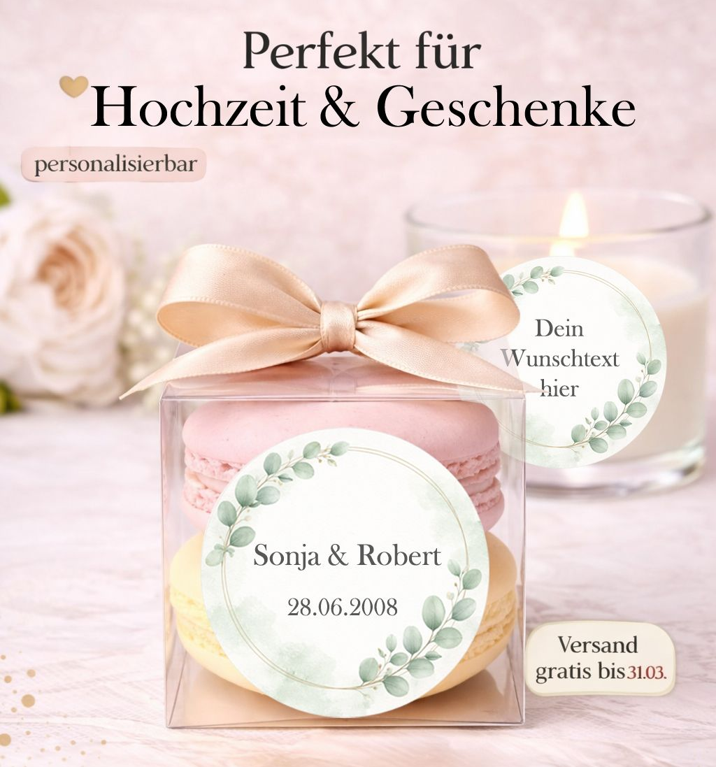 Personalisierte Hochzeitsaufkleber