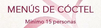 Menús de cóctel