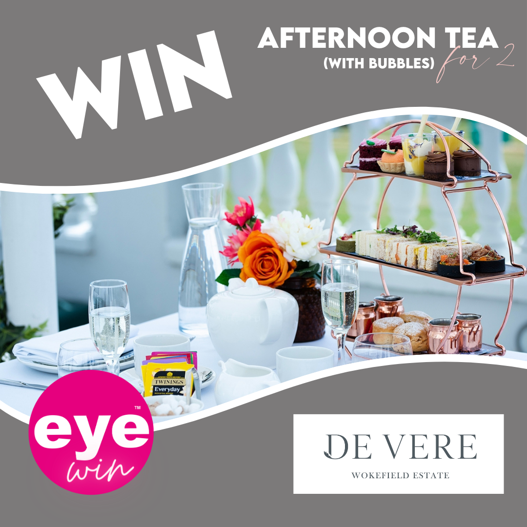 Win an Afternoon Tea for 2 (with Bubbles at De Vere Wokfield Estate)