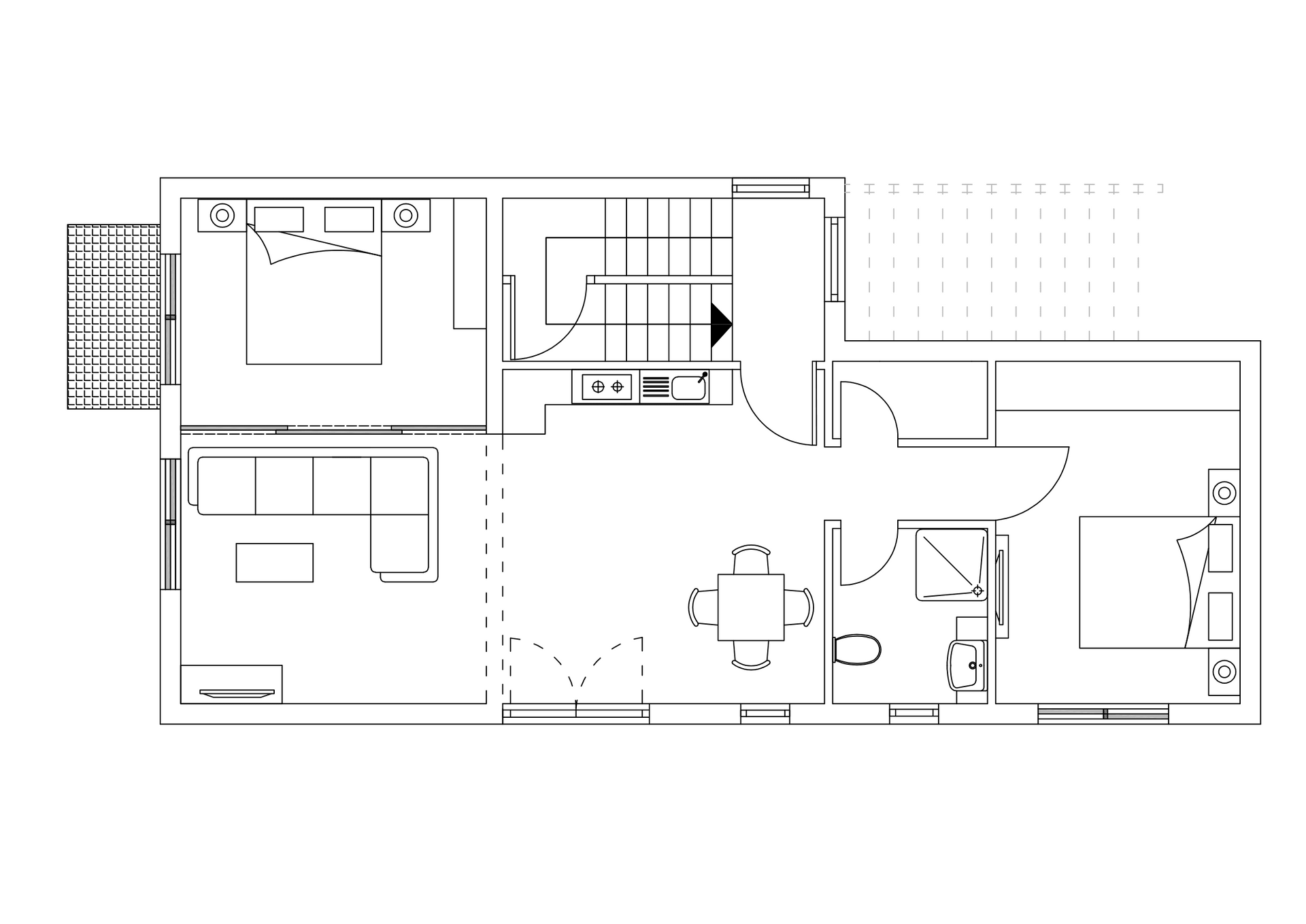 2D layout Wohnung Sarah