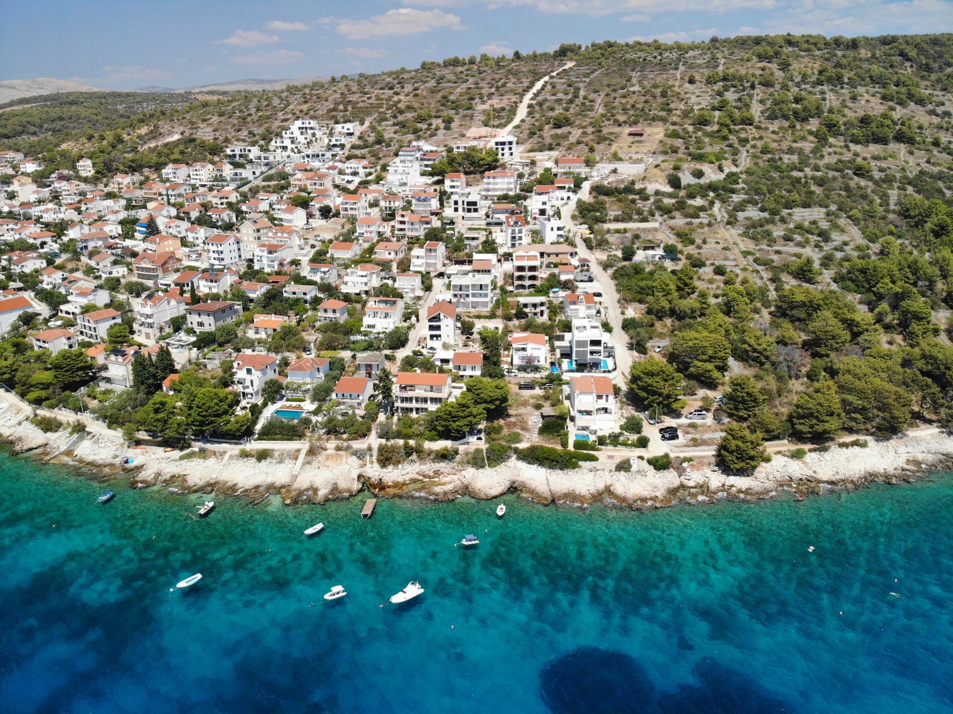 Viele Ferienwohnungen am Meer in Kroatien werden von privat direkt vermietet Private Ferienwohnung auf Ciovo
