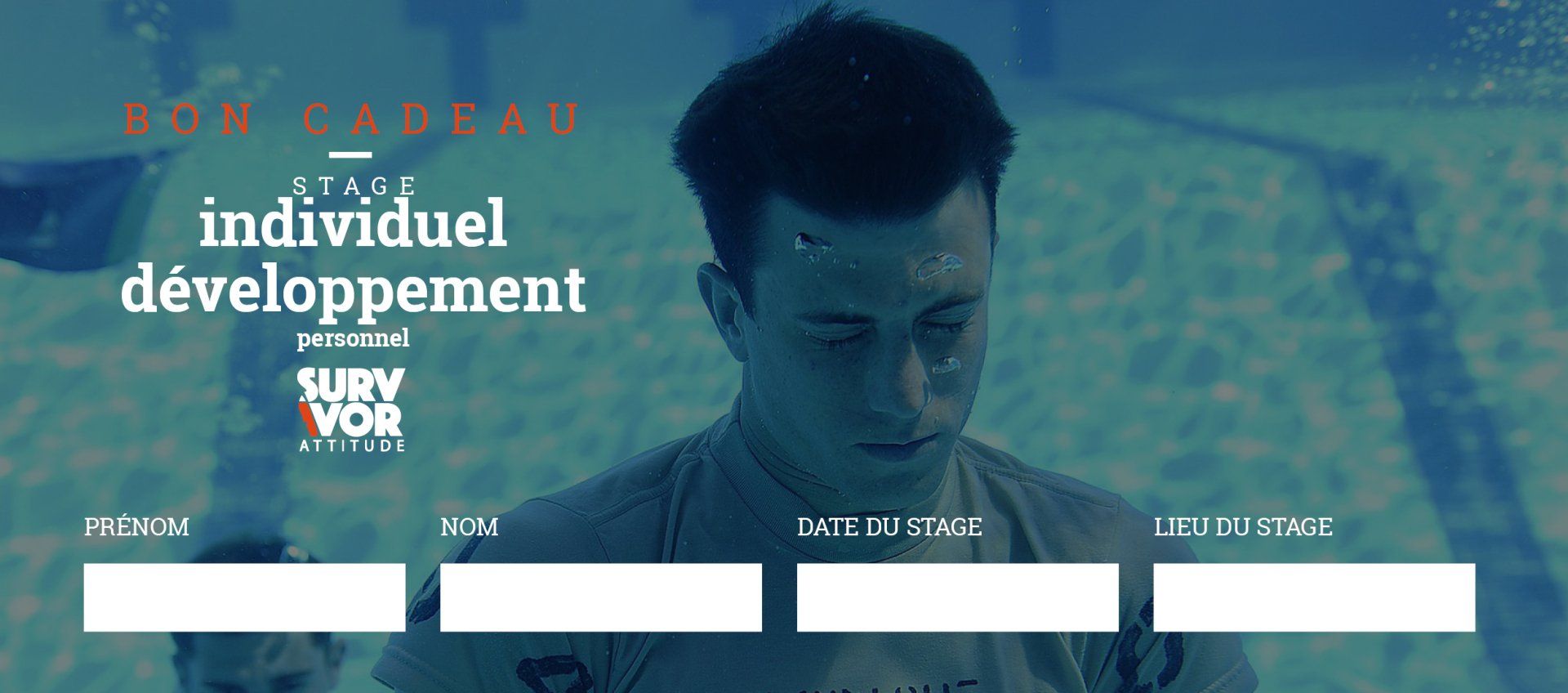 Offrir un bon cadeau stage développement personnel dépassement Survivor Attitude