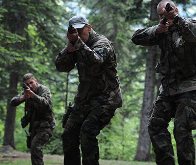 Stage commando maintenir une arme drill