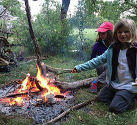 camp survie famille