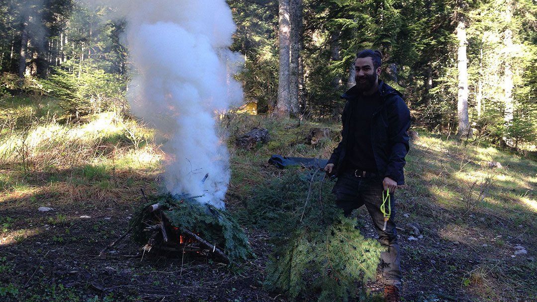 fumée feu