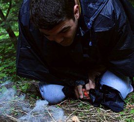 faire du feu pierre à feu