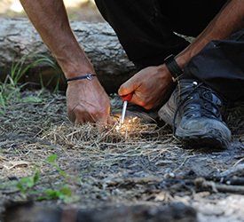 technique pierre à feu