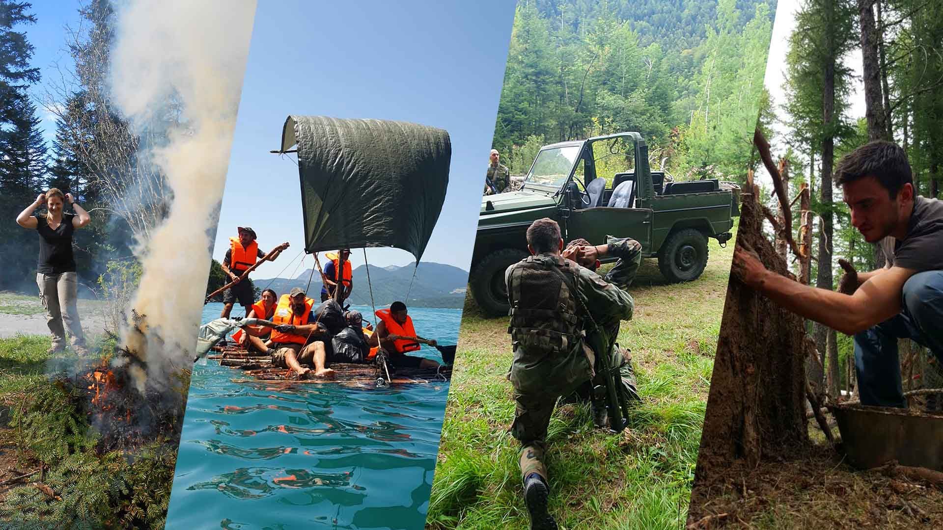 survie radeau commando bushcraft