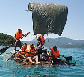 navigation radeau survie