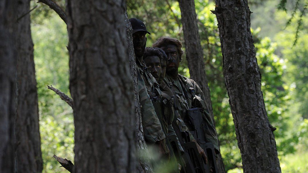 camouflage commando
