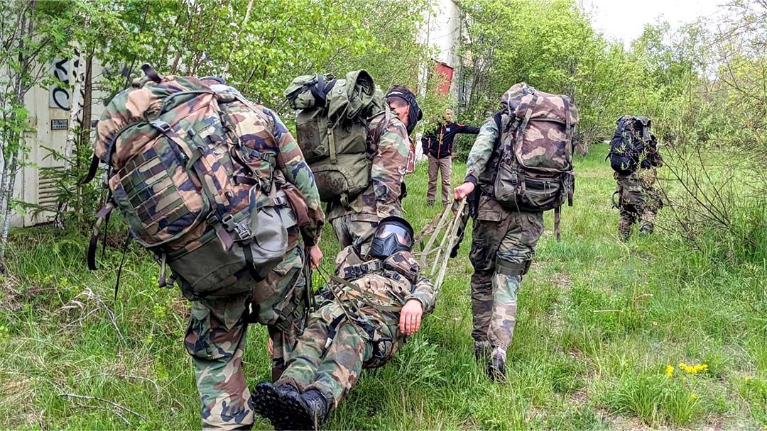 stage commando civil brancard