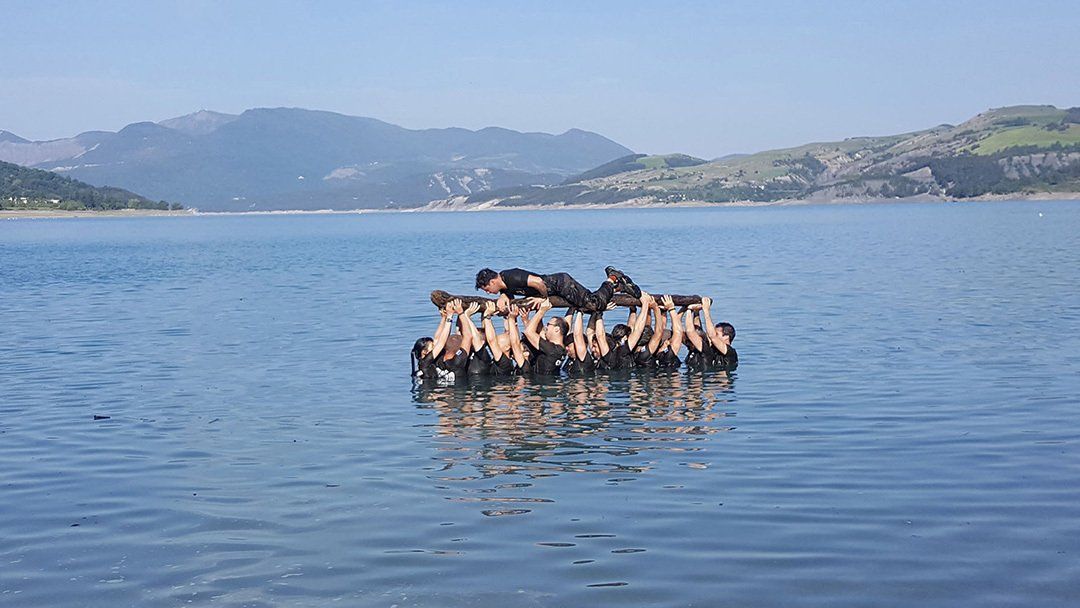 commando dans l'eau