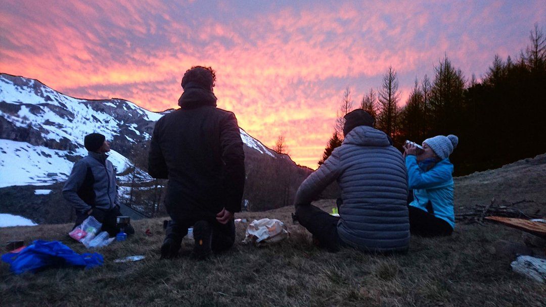 atteindre un objectif montagne