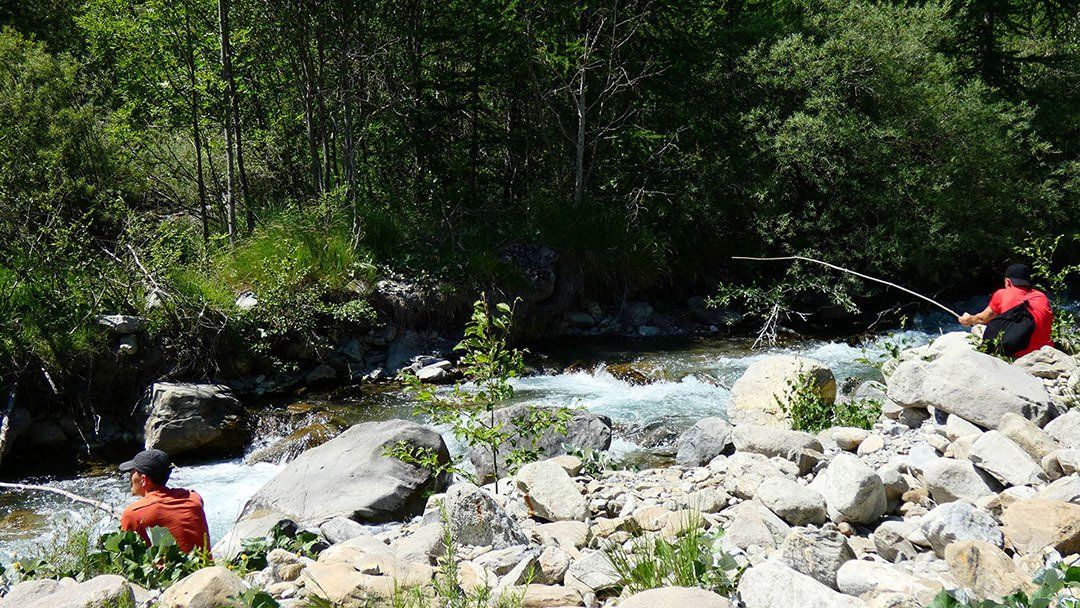 la pêche en montagne