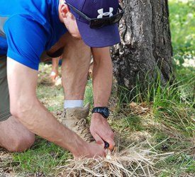 utiliser une pierre à feu