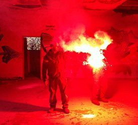 urbain stagefumigène