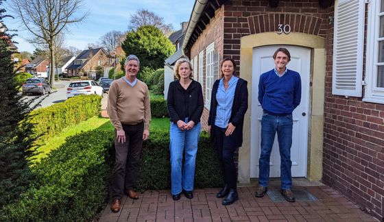 Dieter Simon, Ute Groth, Inga Plötz und Michael Janz (v. l. n. r.) | © V⋅S⋅J Dieter Simon, Ute Groth, Inga Plötz und Michael Janz (v. l. n. r.) | © V⋅S⋅J