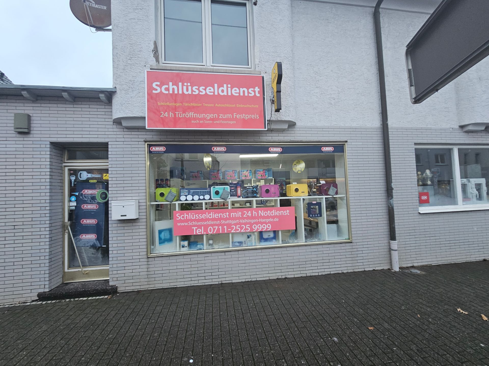 Außenansicht von Schlüsseldienst Stuttgart Haegele