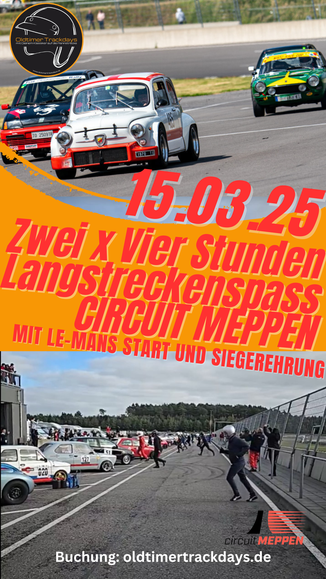Circuit Meppen Kampf der Zwerge 2025 Langstrecken GLP Rennen Oldtimer