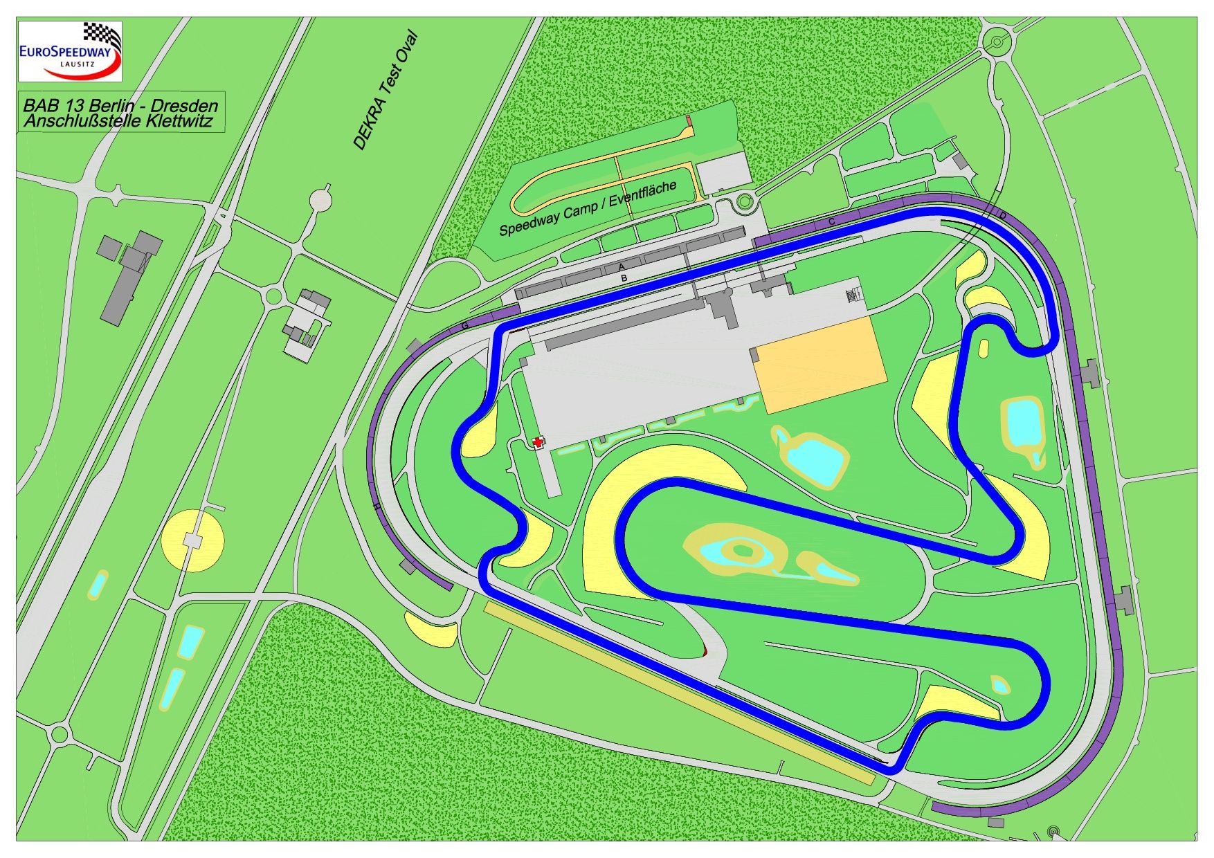 Dekra Lausitzring STreckenverlauf
