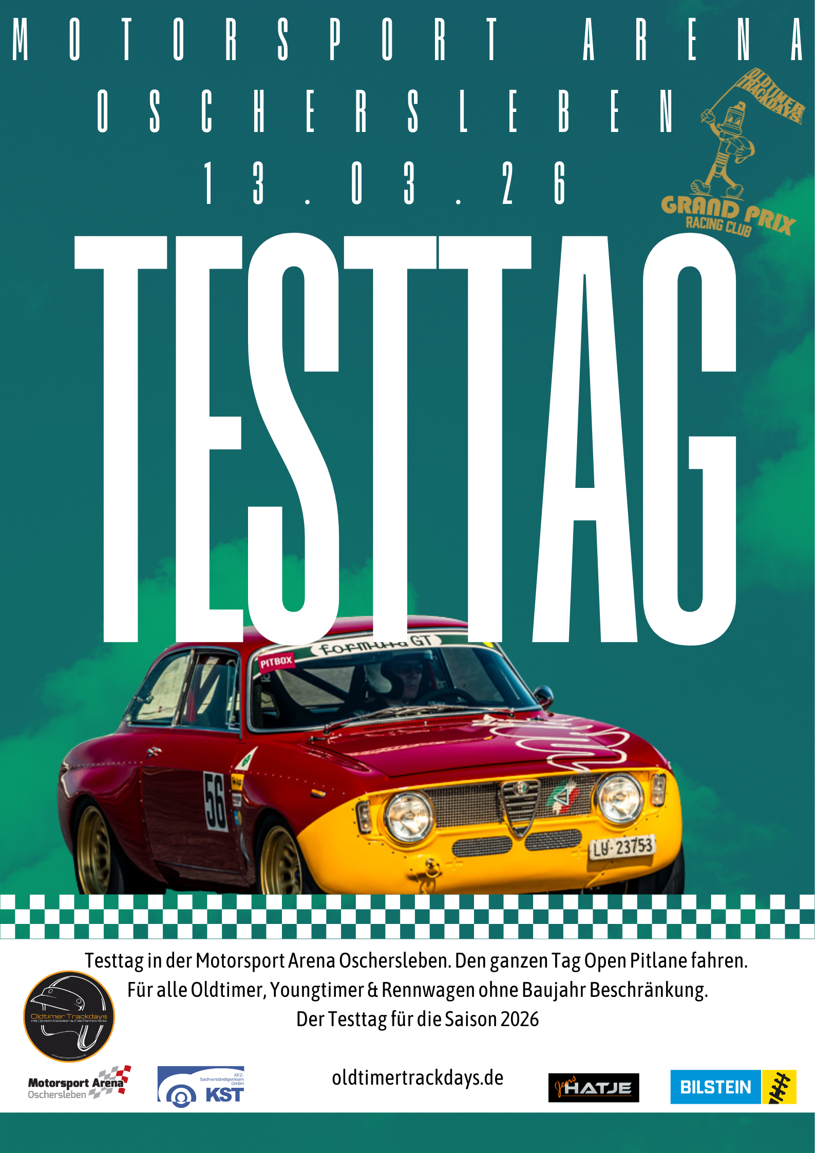 Oschersleben Trackday 2026 - Test Tag im März