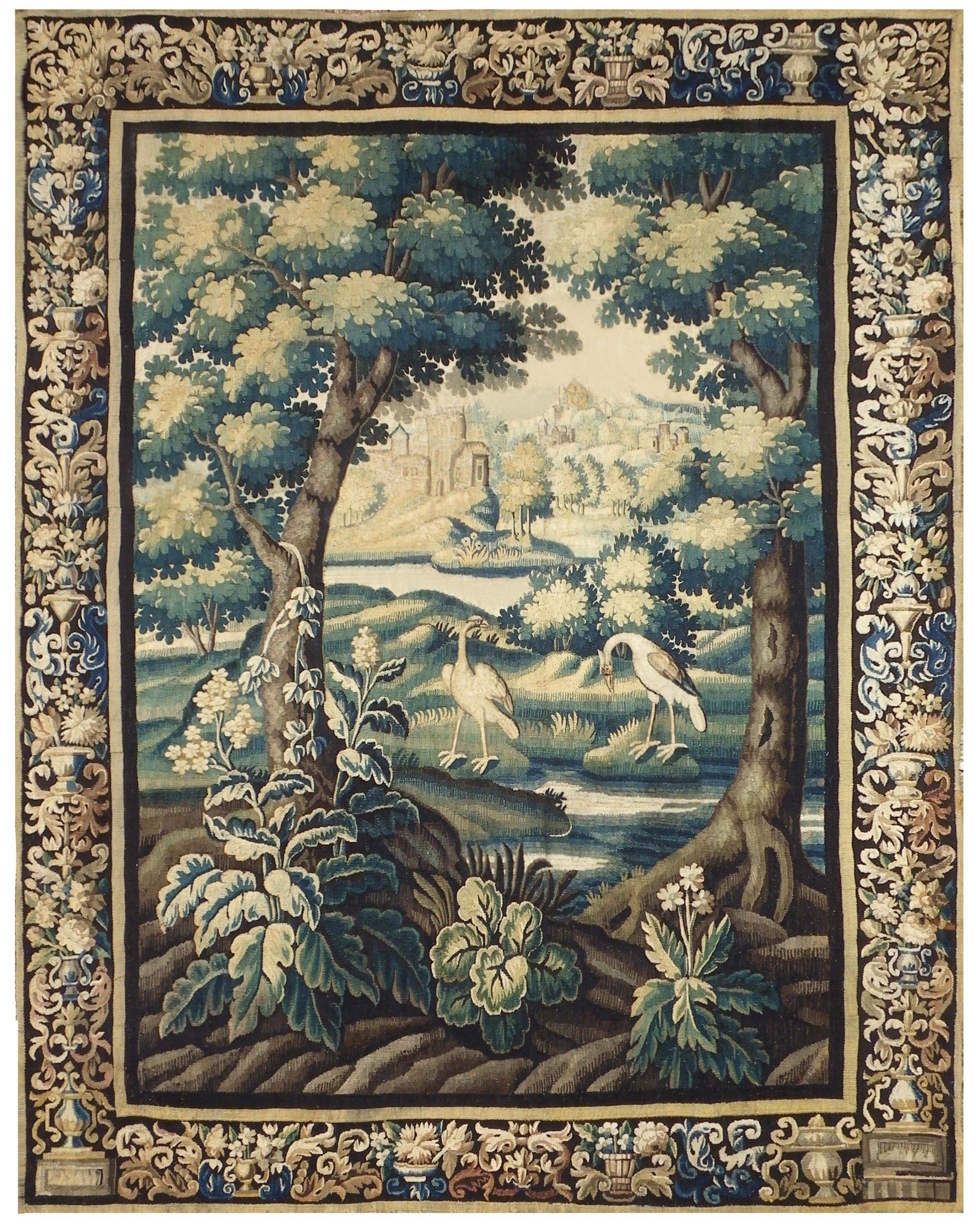 TAPISSERIE VERDURE AUBUSSON 2755,1 TAPISSERIE VERDURE AUBUSSON 2755,1