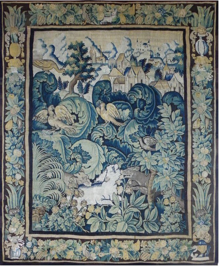 Cleaning and Restoration of Ancient and Contemporary Aubusson Tapestry