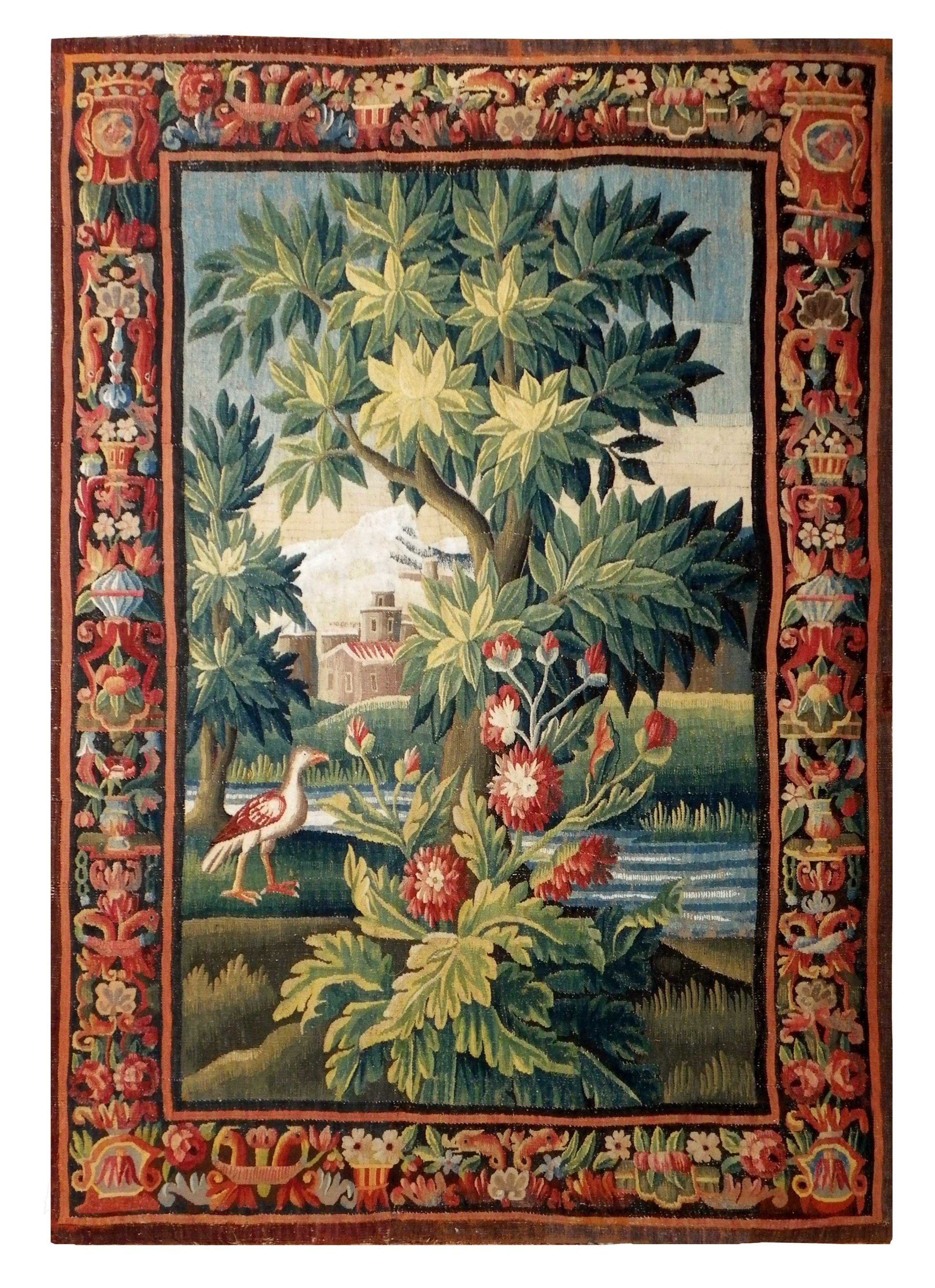 TAPESTRY LANDSCAPE AUBUSSON OLD | PURCHASE SALE Versailles