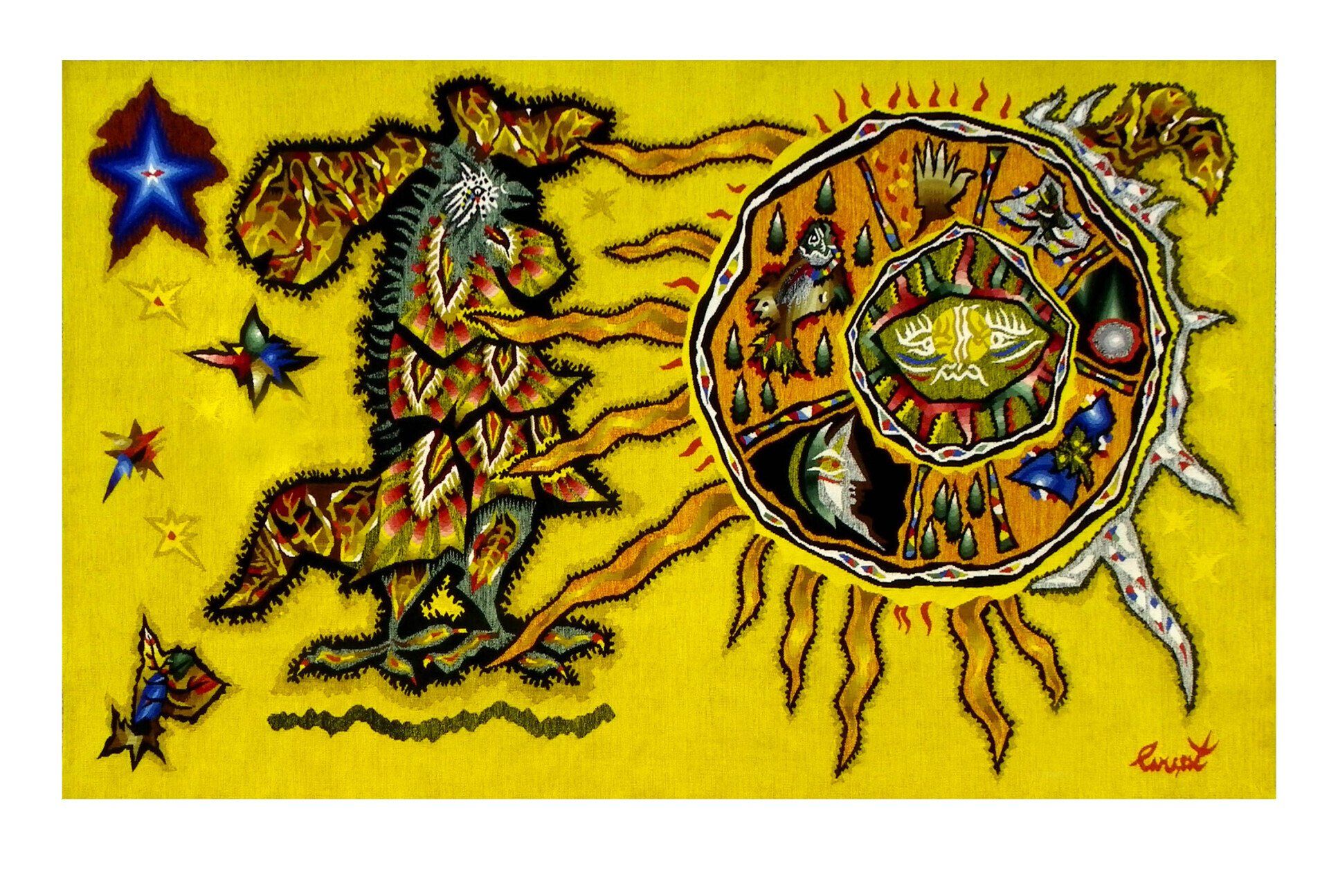 Cote, prix et estimation de tapisserie de Jean LURÇAT Cote, prix et estimation de tapisserie de Jean LURÇAT