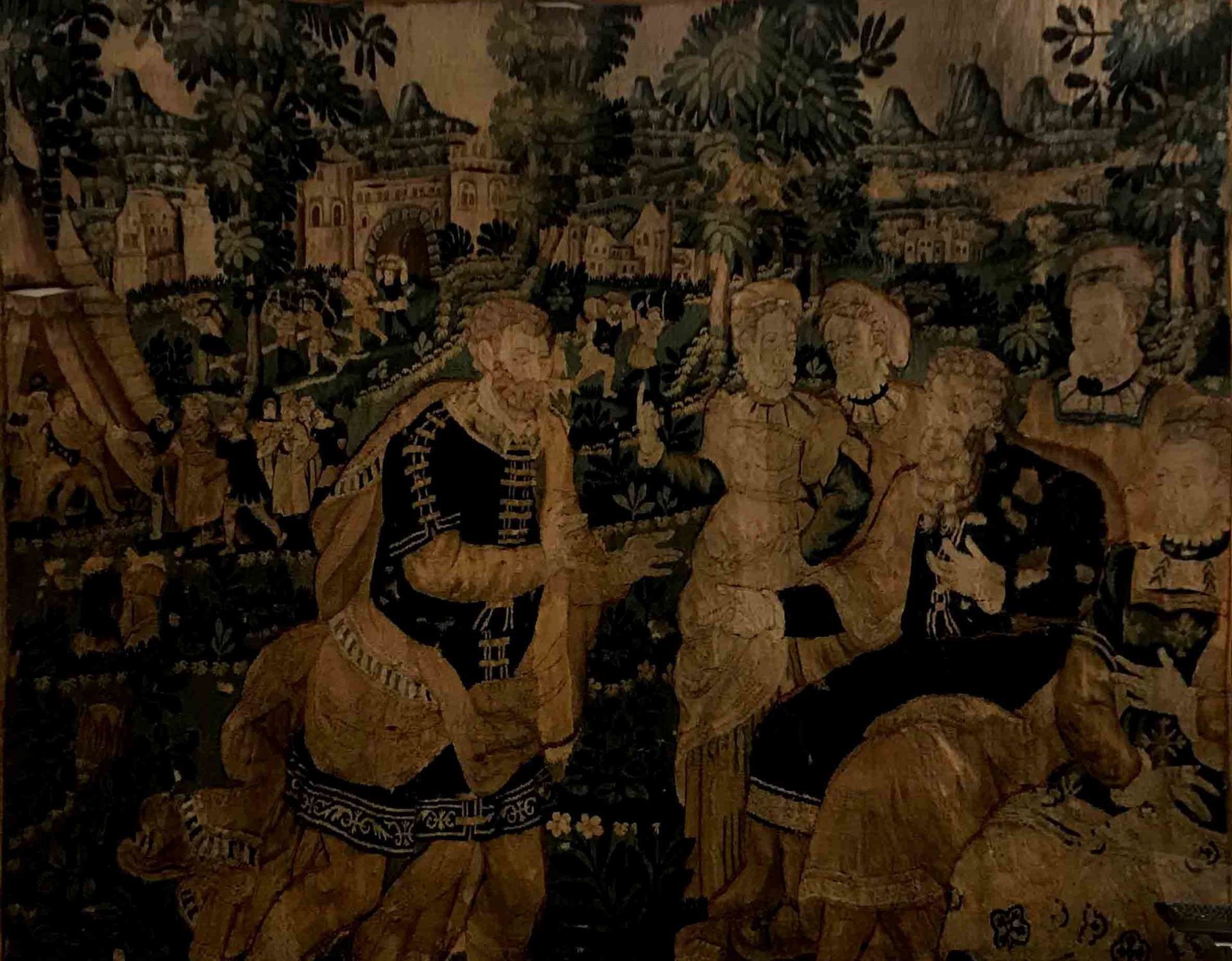 Cleaning and Restoration of Ancient and Contemporary Aubusson Tapestry  2