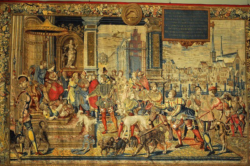 Le mois de Février, tenture des Chasses de Charles Quint, entre 1531 et 1533 Le mois de Février, tenture des Chasses de Charles Quint, entre 1531 et 1533