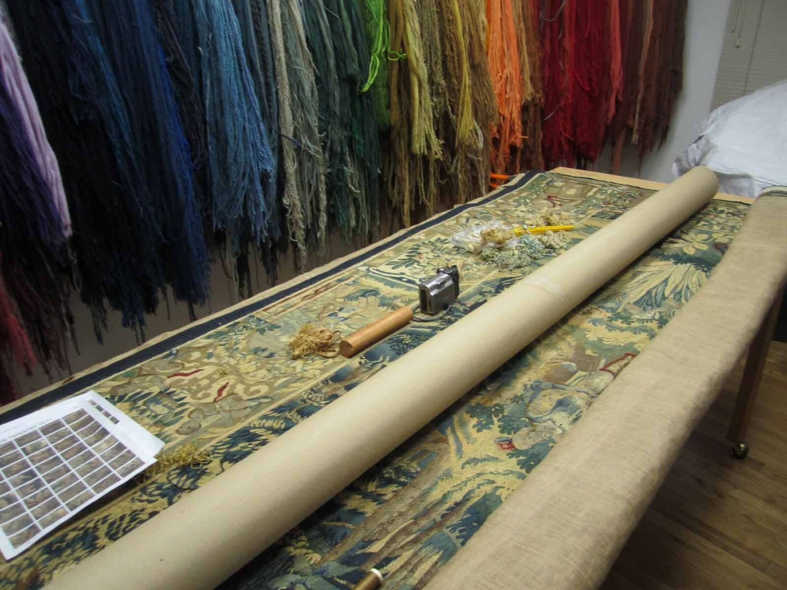 La restauration des tapisseries anciennes dans la règle de l’art